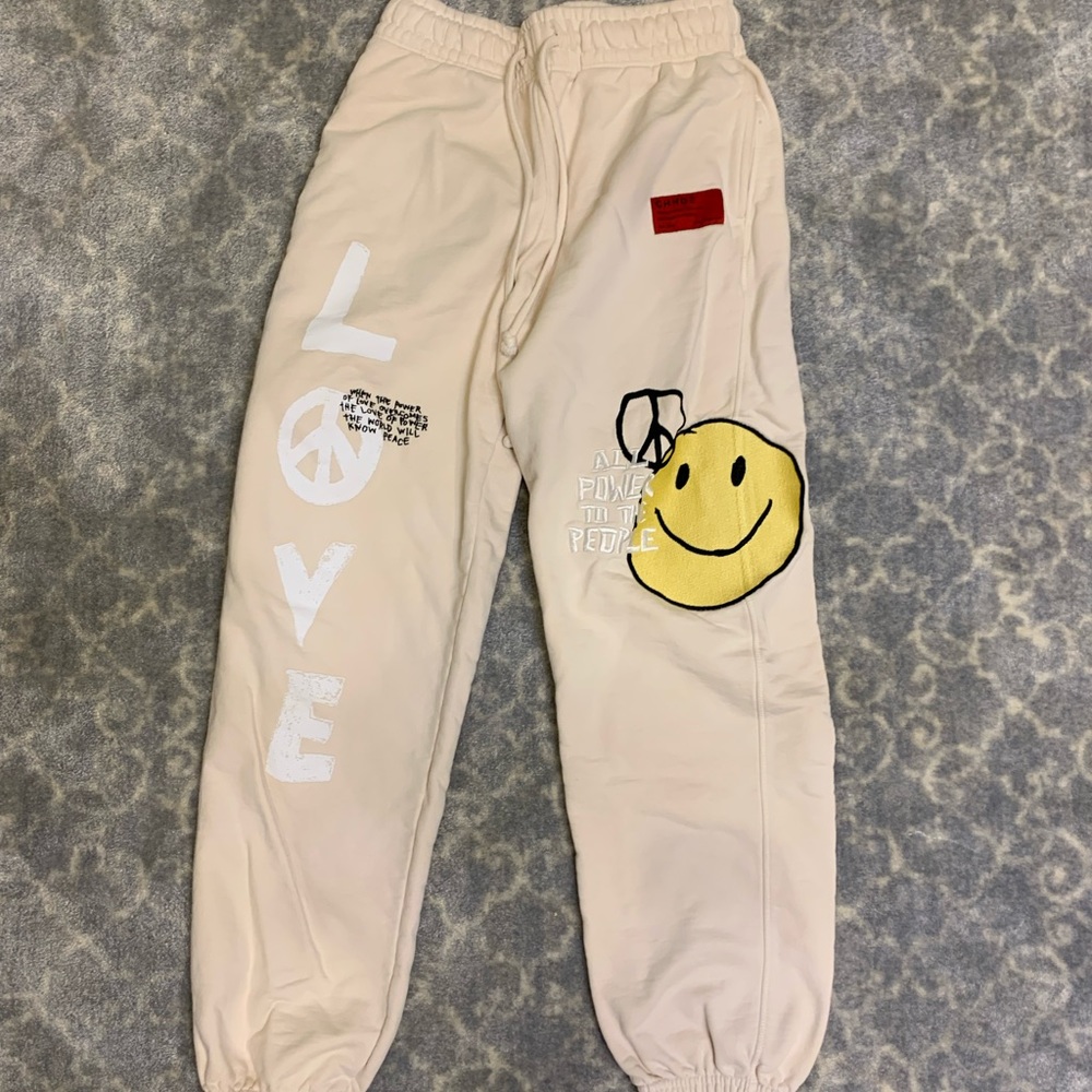 Chnge chalk love peace sweatpants